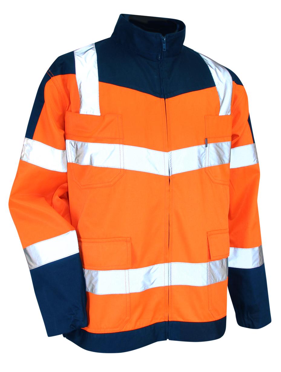 Urgence - 2115 Blouson bicolore haute visibilité orange