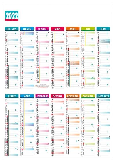 CALENDRIER PLANNING EFFACABLE - BANCAIRES- PERSONNALISABLES