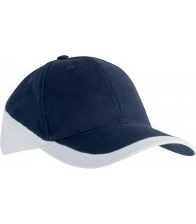 Casquette racing bicolore