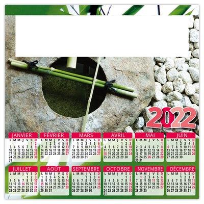 Calendrier Magnet- thème îles - Personnalisable