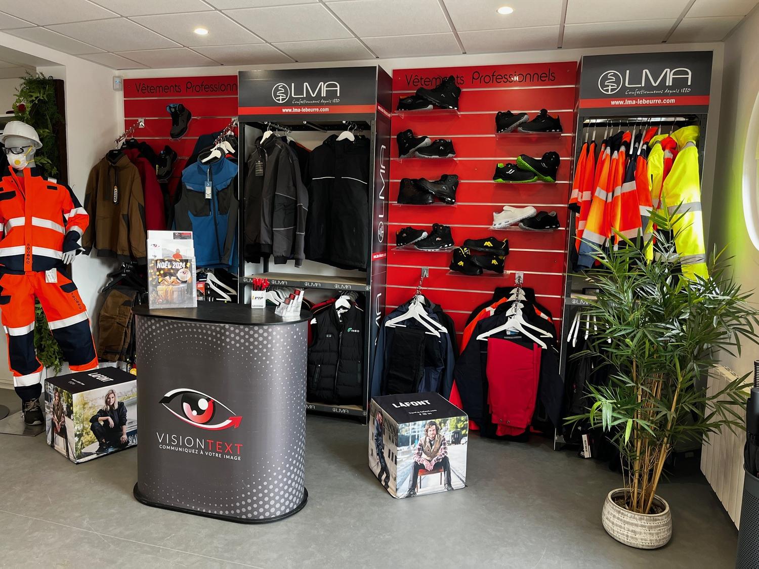 showroom Vision'text