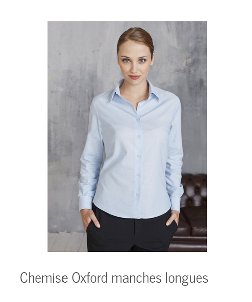 chemise oxford manches longues