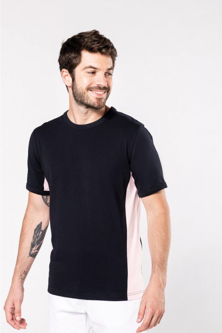 t-shirt homme bicolore, personnalisé, compiègne, thourotte, vêtements, logo