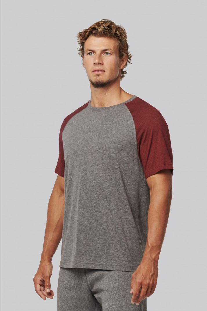 t-shirt de sport homme bicolore, personnalisé, compiègne, thourotte, vêtements, logo